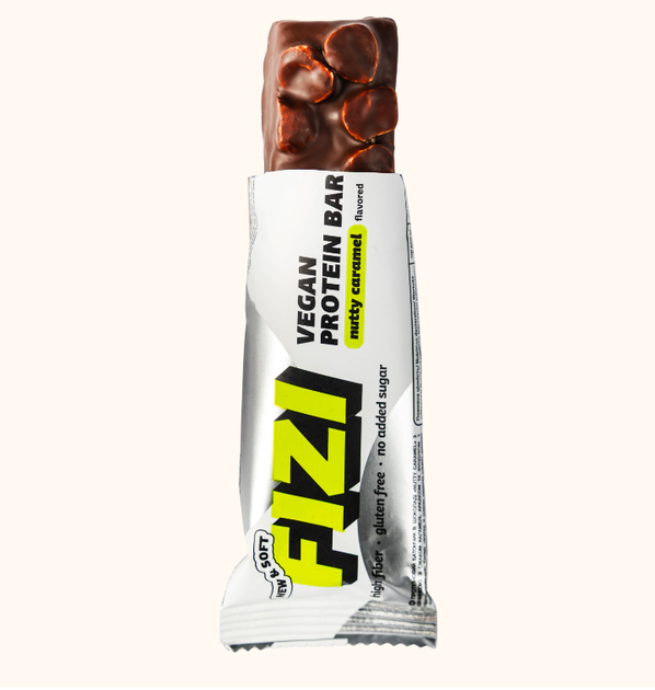 Бокс протеиновых батончиков FIZI Nutty Caramel 10шт - изображение 2
