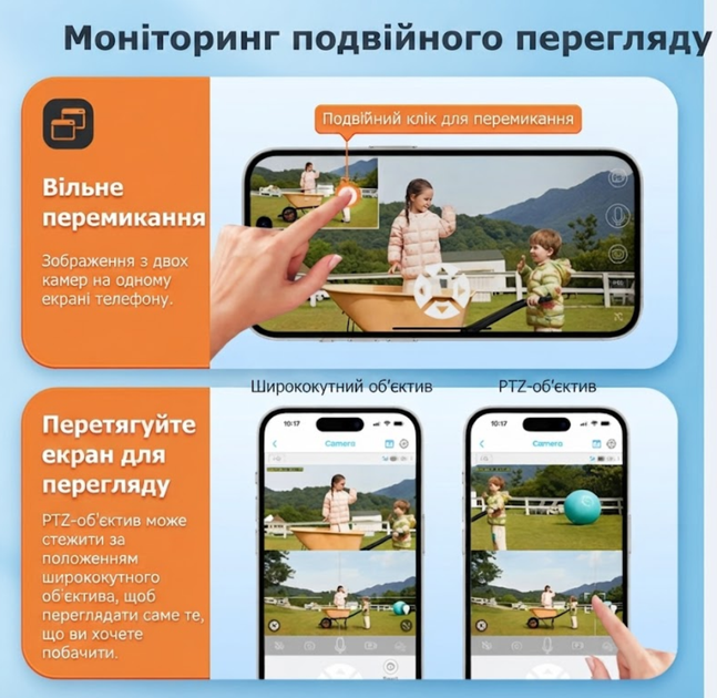 Автономна 4G камера Sectec ST-537-6M-3L із сім-картою, нічним баченням та сонячною панеллю чорна - зображення 4
