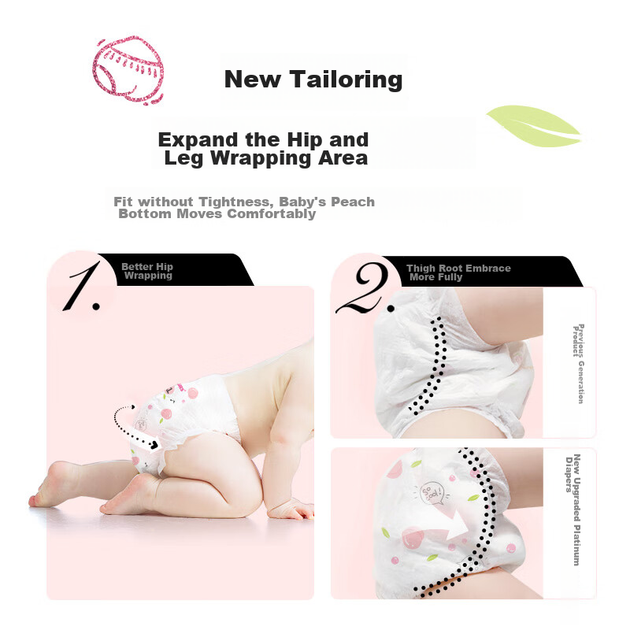 Подгузники-трусики Huggies Platinum Little Peach XXL 50шт, 15+кг - изображение 6