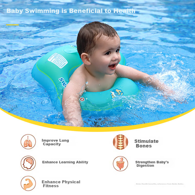 Детский плавательный круг Swimbobo, U-образный, для начинающих - изображение 5
