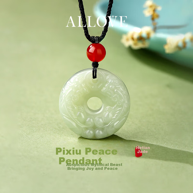 Кулон ALLOVE Pixiu из нефрита унисекс, подарочный - изображение 4