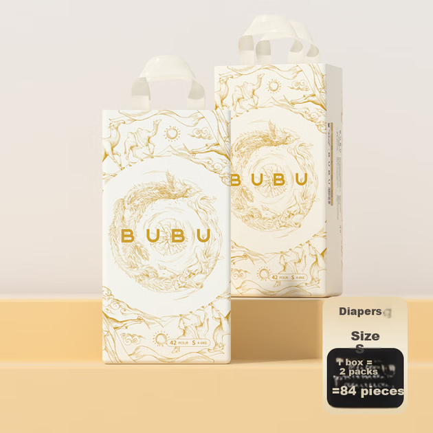 Підгузки Bubu Silk Road S (3-4.5 кг), 84 шт - зображення 3