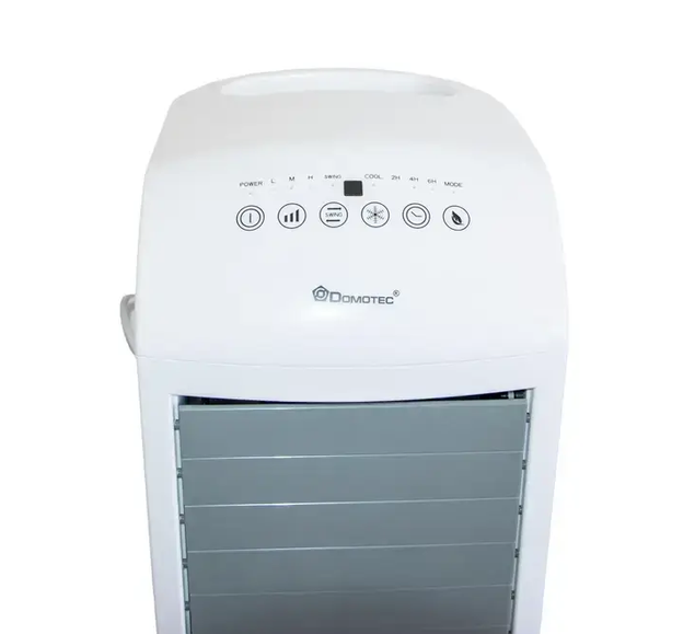 Мобильный воздухоохладитель Domotec MS-1628 60 Вт, напольный климатический комплекс 3 режима, бак 4 л, пульт ДК, белый - изображение 10