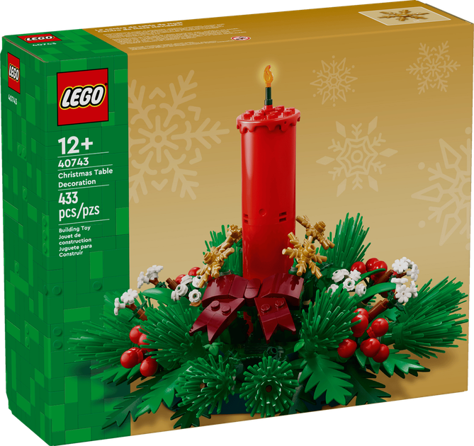 Конструктор LEGO Різдвяна прикраса на робочий стіл 433 деталі (40743) - Фото 1 Конструктор LEGO Різдвяна прикраса на робочий стіл 433 деталі (40743) - зображення 1