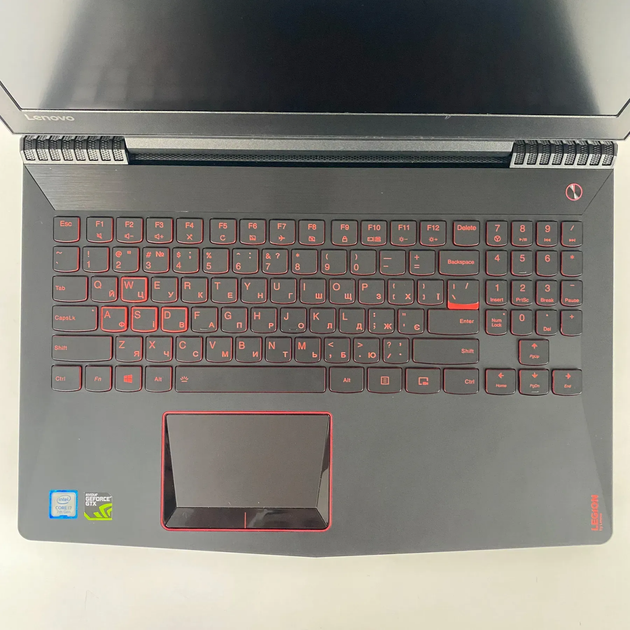 Игровой ноутбук Б-класс Lenovo Legion Y720-15IKBN / 15.6" (1920x1080) IPS / Intel Core i7-7700HQ (4 (8) ядра по 2.8 - 3.8 GHz) / 16 GB DDR4 / 128 GB SSD + 1000 GB HDD / nVidia Geforce GTX 1050 Ti, 4 GB GDDR5, 128-bit / HDMI / WebCam б/у + Подарок Мышь - изображение 4