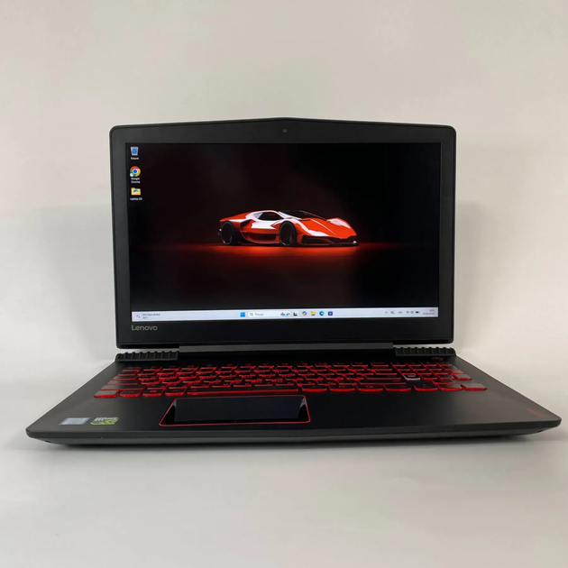 Игровой ноутбук Б-класс Lenovo Legion Y720-15IKBN / 15.6" (1920x1080) IPS / Intel Core i7-7700HQ (4 (8) ядра по 2.8 - 3.8 GHz) / 16 GB DDR4 / 128 GB SSD + 1000 GB HDD / nVidia Geforce GTX 1050 Ti, 4 GB GDDR5, 128-bit б/у + Подарок Беспроводная мышь / USB - изображение 2