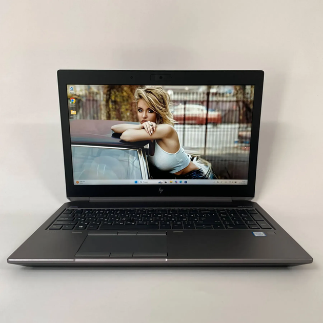 Мобильная рабочая станция HP zBook 15 G6 / 15.6" (1920x1080) IPS / Intel Core i5-9400H (4 (8) ядра по 2.5 - 4.3 GHz) / 16 GB DDR4 / 512 GB SSD / nVidia Quadro T1000, 4 GB GDDR5, 128-bit / Fingerprint / WebCam б/у + Подарок Беспроводная мышь / USB - Фото 2 Мобильная рабочая станция HP zBook 15 G6 / 15.6" (1920x1080) IPS / Intel Core i5-9400H (4 (8) ядра по 2.5 - 4.3 GHz) / 16 GB DDR4 / 512 GB SSD / nVidia Quadro T1000, 4 GB GDDR5, 128-bit / Fingerprint / WebCam б/у + Подарок Беспроводная мышь / USB - изображение 2