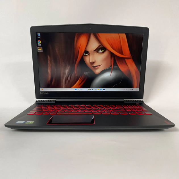 Игровой ноутбук Lenovo Legion Y720-15IKBN / 15.6" (1920x1080) IPS / Intel Core i7-7700HQ (4 (8) ядра по 2.8 - 3.8 GHz) / 16 GB DDR4 / 128 GB SSD + 1000 GB HDD / nVidia Geforce GTX 1050 Ti, 4 GB GDDR5, 128-bit / HDMI / WebCam б/у + Подарок Мышь / USB - изображение 2