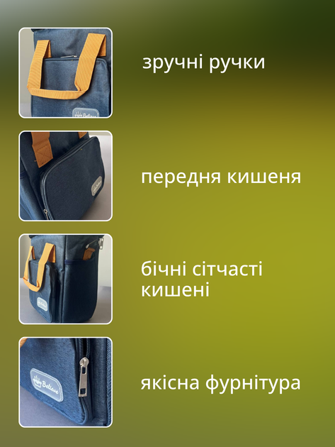 Термосумка сумка холодильник изотермическая для еды продуктов ланча обедов пикника дорожная складная для бутылок напитков термосов тепла холода офиса работы поездок в дорогу с плечевым ремнем аккумулятором в комплекте туристическая 15 л Hechpro ТБ250BG - изображение 3