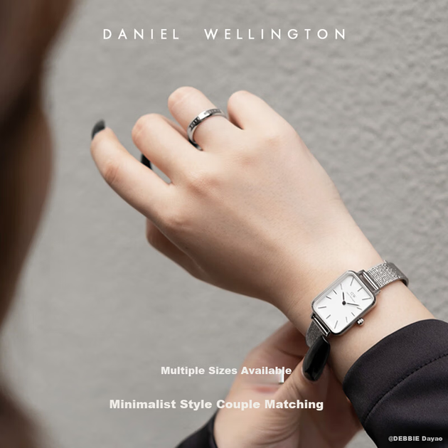Кольцо Daniel Wellington DW Classic Couple Ring Starlight Silver, размер 58, подарок на день рождения для нее, DW032 - Фото 6 Кольцо Daniel Wellington DW Classic Couple Ring Starlight Silver, размер 58, подарок на день рождения для нее, DW032 - изображение 6