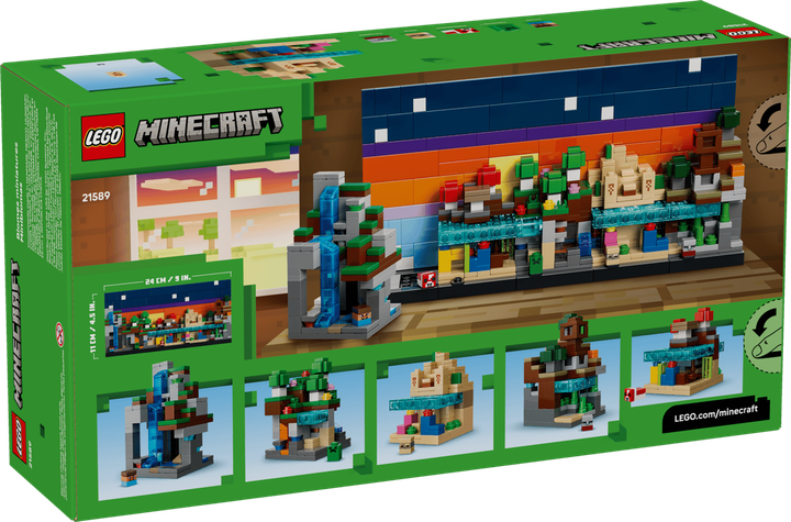 Конструктор LEGO Minecraft Набор мини-биомов 797 деталей (21589) - Фото 1 Конструктор LEGO Minecraft Набор мини-биомов 797 деталей (21589) - изображение 1