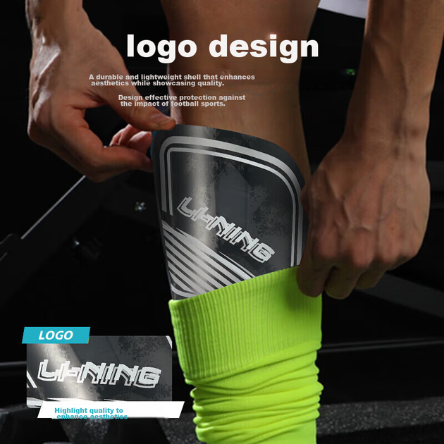 Щитки Li-Ning для голени футбольные для детей/взрослых, для соревнований, S - изображение 6