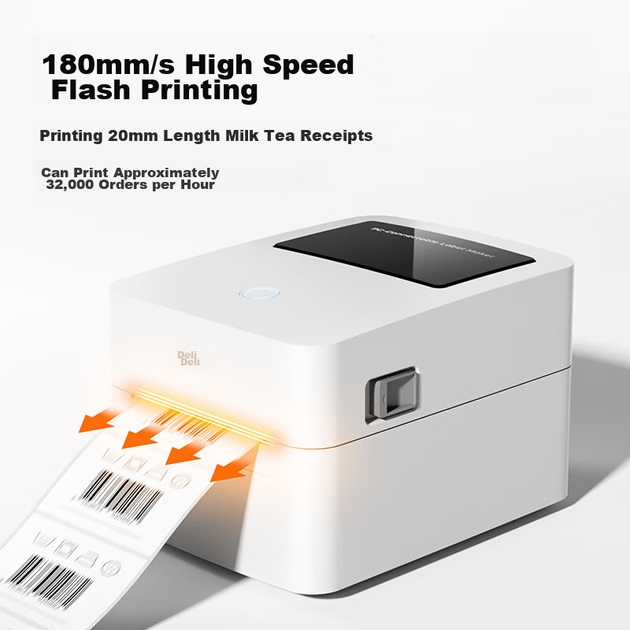 Принтер Deli GE350 термо этикеточный для доставки/логистики, 80мм, USB - изображение 5