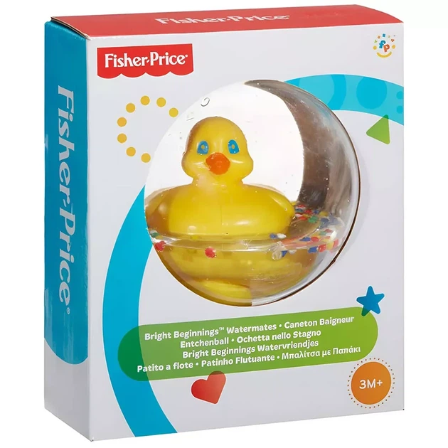 Іграшка для ванни Fisher Price Каченя в кулі (75676) - Фото 2 Іграшка для ванни Fisher Price Каченя в кулі (75676) - зображення 2