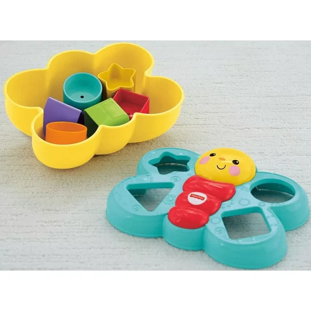 Сортер Fisher Price Бабочка (CDC22) - Фото 5 Сортер Fisher Price Бабочка (CDC22) - изображение 5