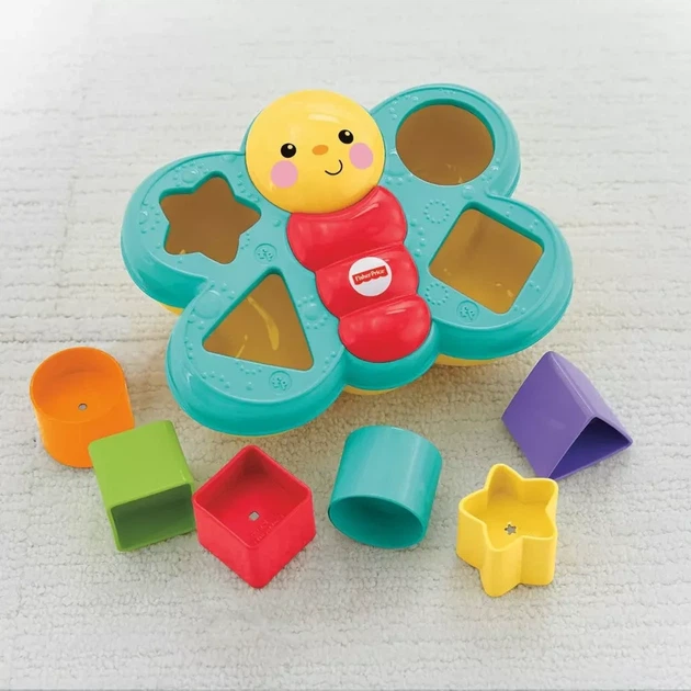 Сортер Fisher Price Бабочка (CDC22) - Фото 6 Сортер Fisher Price Бабочка (CDC22) - изображение 6
