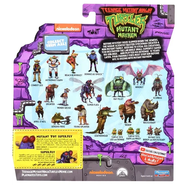 Набор фигурок TMNT Суперфлайс (83481) - изображение 6