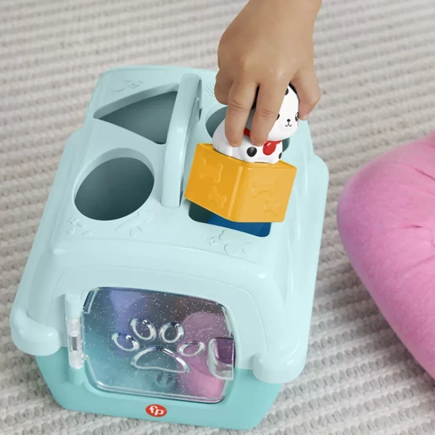 Сортер Fisher Price Переноска з тваринами (HTW93) - Фото 4 Сортер Fisher Price Переноска з тваринами (HTW93) - зображення 4