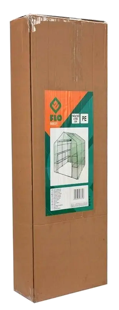 Теплица фольгированная 195x143x143 см 8 полок для выращивания растений FLO зелёная - изображение 5
