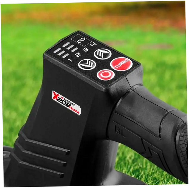 Аккумуляторный воздуходув 40 В 800 м3ч для сада черный PARKSIDE HM-0558 - изображение 4