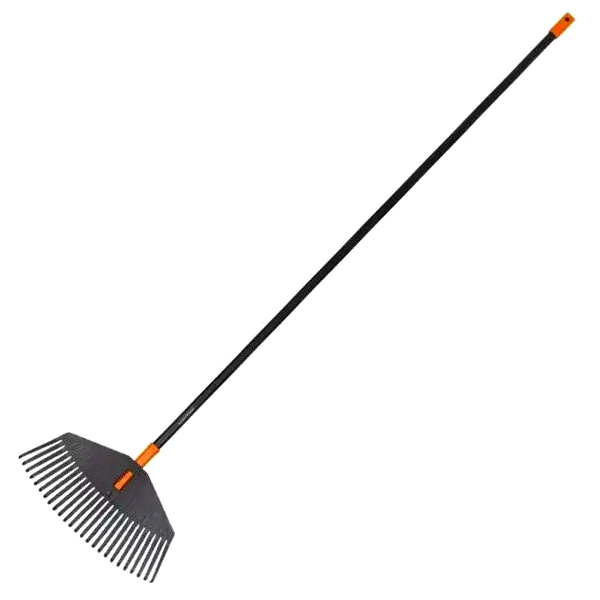 Веерные грабли 25 зубьев алюминиевые для уборки листвы Fiskars HM-0069 - Фото 1 Веерные грабли 25 зубьев алюминиевые для уборки листвы Fiskars HM-0069 - изображение 1