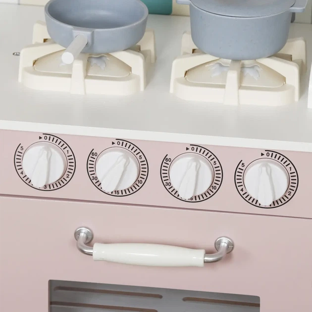 Детская кухня «Маленький Шеф» 103х93х35 см Pink W10C409I - изображение 3