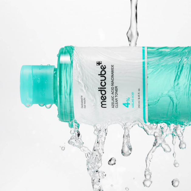 Тонер с азелаиновой кислотой и ниацинамидом MEDICUBE Azelaic Acid Niacinamide Clear Toner 250 мл - зображення 4