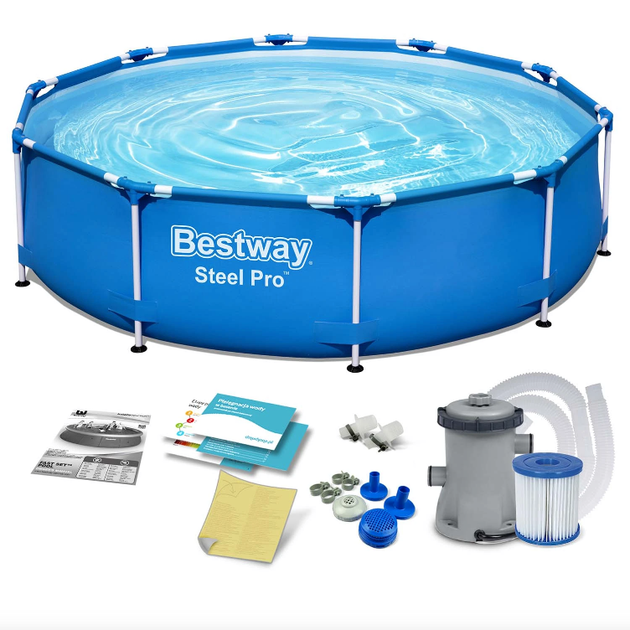Бассейн каркасный 305х76 см объем 4678 л для дачи Bestway FK-0253 - изображение 2