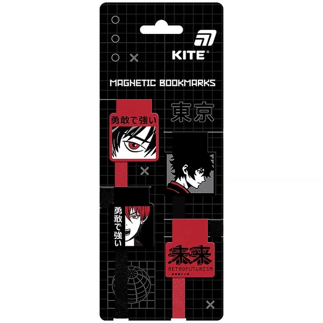 Набір магнітних закладок-лясе Tokyo Kite K26-497-2 Різнокольоровий shop (4063276315694) - Фото 1 Набір магнітних закладок-лясе Tokyo Kite K26-497-2 Різнокольоровий shop (4063276315694) - зображення 1