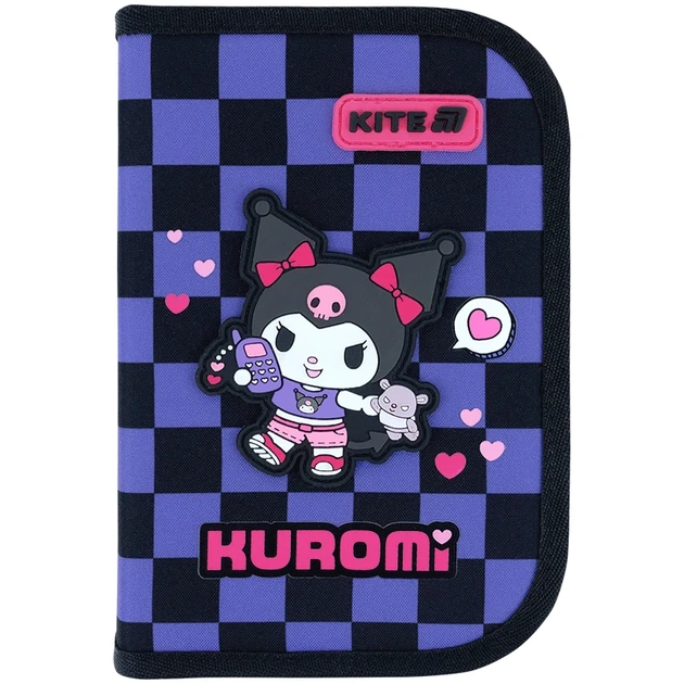 Пенал Kuromi Kite HK26-621-2 Різнокольоровий shop (4063276270887) - Фото 2 Пенал Kuromi Kite HK26-621-2 Різнокольоровий shop (4063276270887) - изображение 2