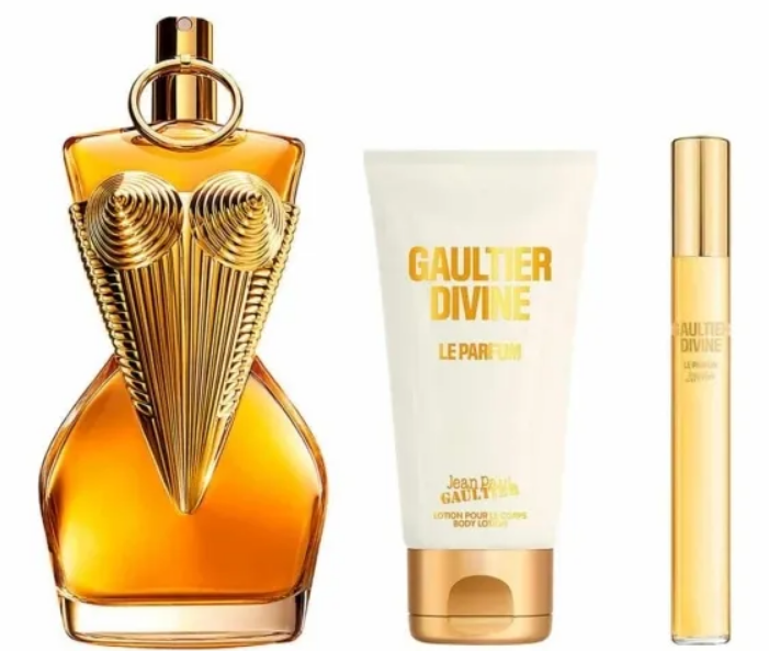 Набір для жінок Jean Paul Gaultier Ladies Divine Парфумована вода 100 мл + Мініатюра Парфумована вода 10 мл + Лосьйон для тіла 75 мл (8435415113021) - Фото 1 Набір для жінок Jean Paul Gaultier Ladies Divine Парфумована вода 100 мл + Мініатюра Парфумована вода 10 мл + Лосьйон для тіла 75 мл (8435415113021) - зображення 1