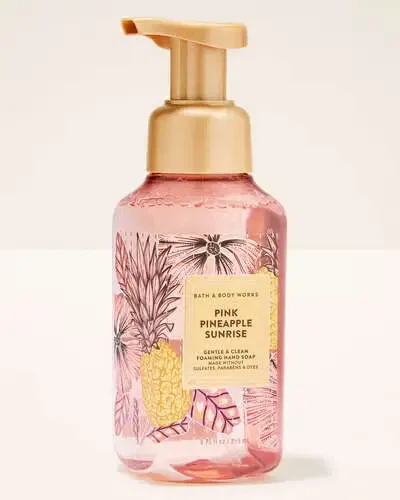 Мыло-пенка для рук Bath&Body Works Pink Pineapple Sunrise Gentle & Clean Foaming Hand Soap 259 мл (667659452248) - Фото 2 Мыло-пенка для рук Bath&Body Works Pink Pineapple Sunrise Gentle & Clean Foaming Hand Soap 259 мл (667659452248) - изображение 2