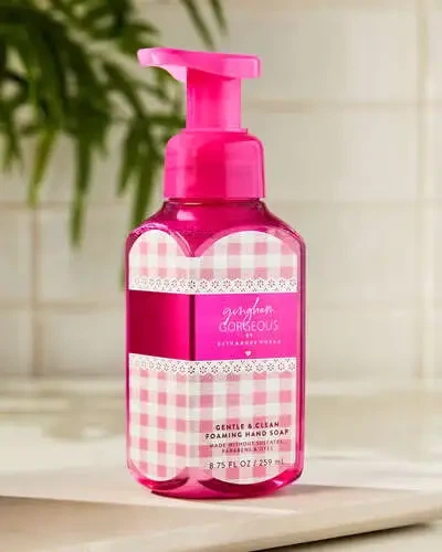 Мыло-пенка для рук Bath&Body Works Gingham Gorgeous Gentle & Clean Foaming Hand Soap 259 мл (1200198002551) - изображение 8