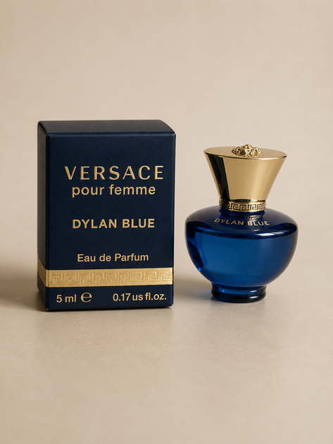 Парфумована вода для жінок Versace Dylan Blue Pour Femme 5 ml - Фото 1 Парфумована вода для жінок Versace Dylan Blue Pour Femme 5 ml - зображення 1