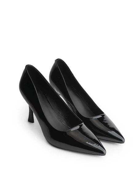 Туфлі жіночі на підборах Meideli 6264/Black/Polish/L8337-8/B 38 Чорний - Фото 2 Туфлі жіночі на підборах Meideli 6264/Black/Polish/L8337-8/B 38 Чорний - зображення 2