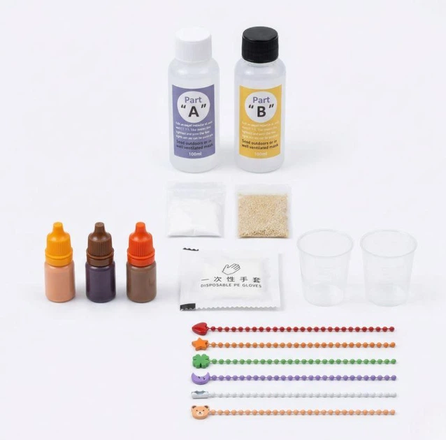 Набір для створення силіконових сквішів DIY Squishy Десерти антистрес іграшка для творчості ліплення - изображение 4