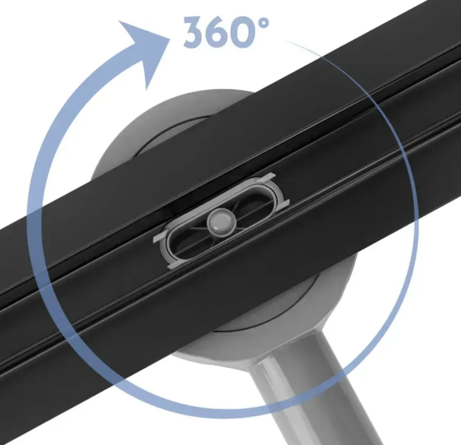 Душовий трап REA NEOX SLIM PRO 900 мм, чорний, сухий затвор - зображення 2