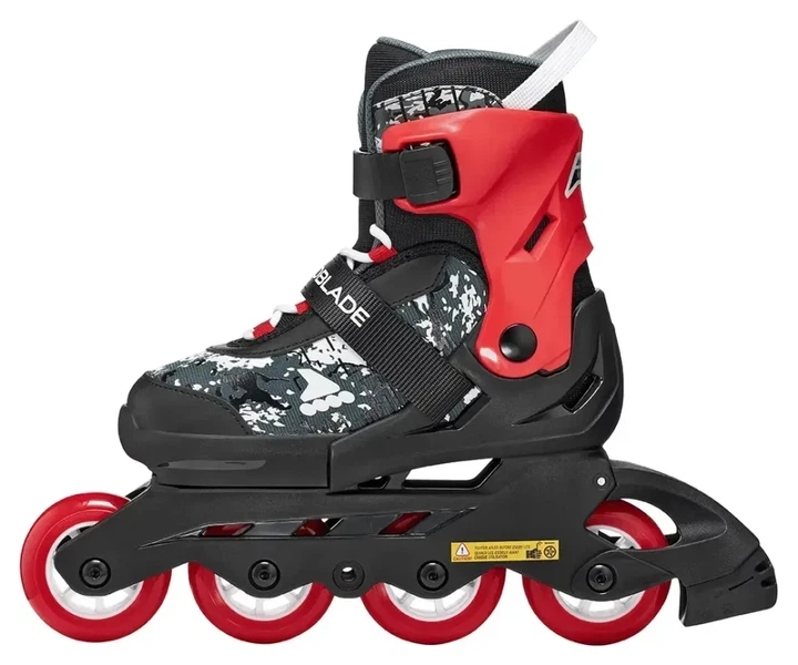Rollerblade роликові ковзани Microblade SL black-red (36.5-40) - изображение 3