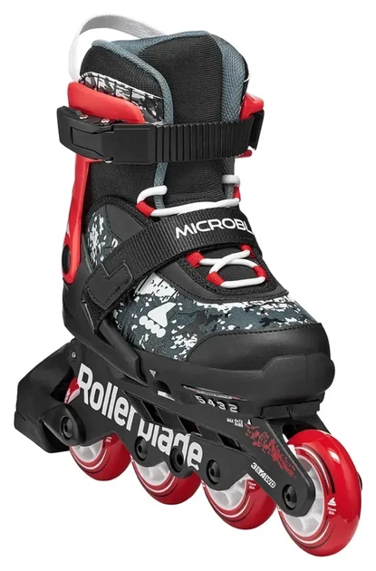 Rollerblade роликові ковзани Microblade SL black-red (36.5-40) - изображение 4