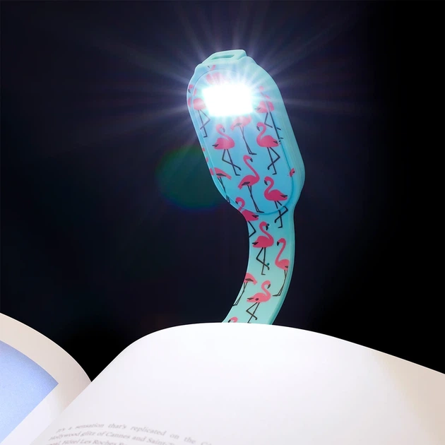 Закладка-ліхтарик FLEXILIGHT Rechargeable серії «Класика» - ФЛАМІНГО - зображення 6