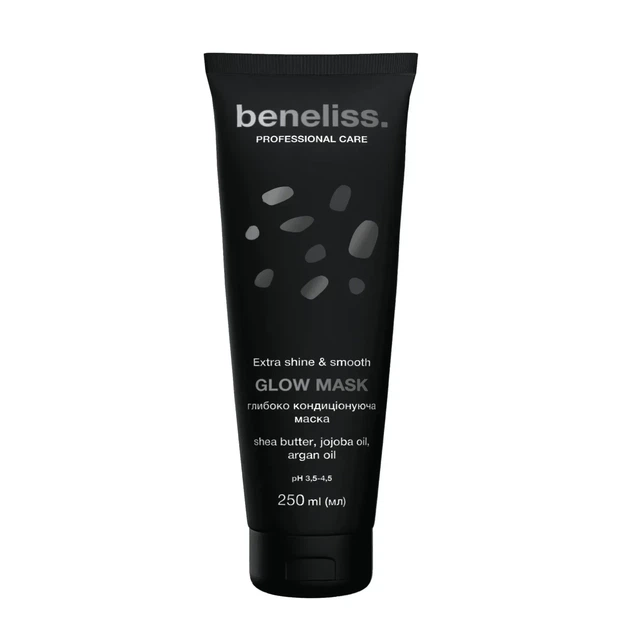 Глубоко кондиционирующая маска Beneliss Professional Care Extra Shine Smooth Glow Mask 250 мл - Фото 1 Глубоко кондиционирующая маска Beneliss Professional Care Extra Shine Smooth Glow Mask 250 мл - изображение 1