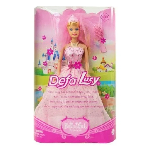 Кукла невеста Defa Lucy 6091 27 см пластик Розовый - Фото 1 Кукла невеста Defa Lucy 6091 27 см пластик Розовый - изображение 1