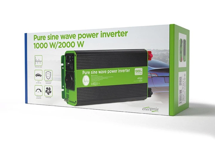 Автомобільний інвертор EnerGenie EG-PWC-PS1000-01 - зображення 8