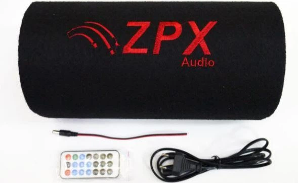 Активний сабвуфер в автомобіль бочка ZPX-12SUB 12" 1200Вт + Bluetooth колонка в машину з вбудованим підсилювачем - зображення 5