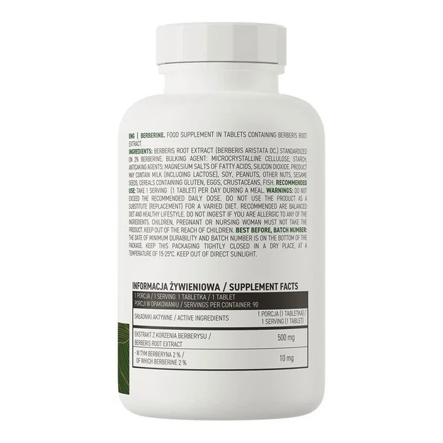 Берберин, BERBERINE, OstroVit, 90 таблеток - изображение 2
