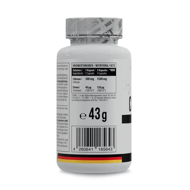 Хитозан и хром Chitosan With Chrom 500 мг MST, 60 капсул - изображение 2