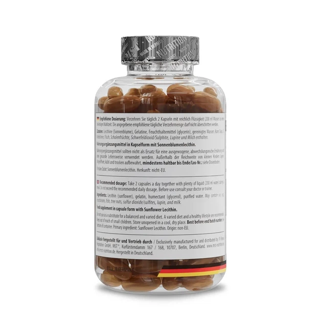 Подсолнечный лецитин Sunflower Lecithin 2000 мг MST, 180 капсул - Фото 2 Подсолнечный лецитин Sunflower Lecithin 2000 мг MST, 180 капсул - изображение 2