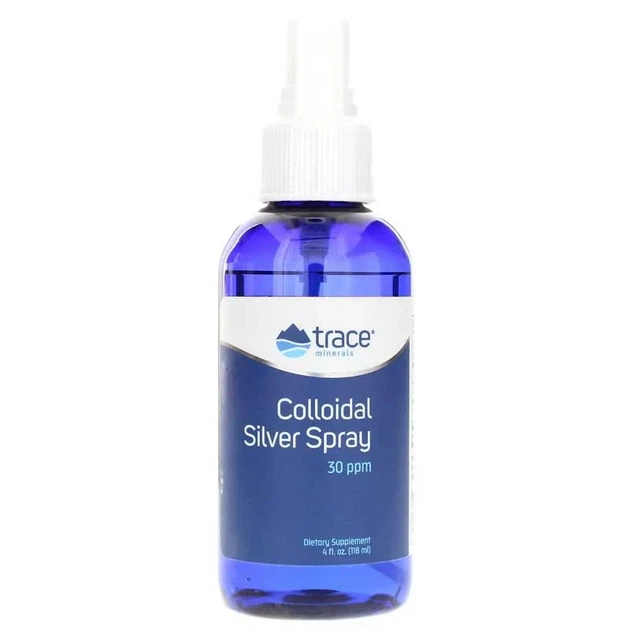Колоїдне срібло, Colloidal Silver, Trace Minerals Research, флакон з розпилювачем, 59 мл - Фото 1 Колоїдне срібло, Colloidal Silver, Trace Minerals Research, флакон з розпилювачем, 59 мл - зображення 1