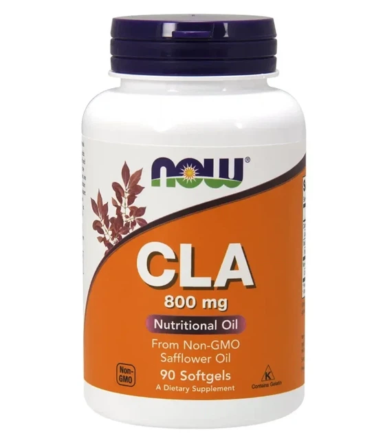Конъюгированная линолевая кислота Now Foods (CLA) 800 мг 90 желатиновых капсул - Фото 1 Конъюгированная линолевая кислота Now Foods (CLA) 800 мг 90 желатиновых капсул - изображение 1
