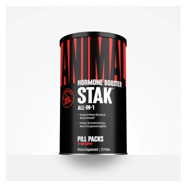 Тестостероновий бустер Muscle Booster Stak, All-In-1, Animal l, 21 пакет - Фото 1 Тестостероновий бустер Muscle Booster Stak, All-In-1, Animal l, 21 пакет - зображення 1